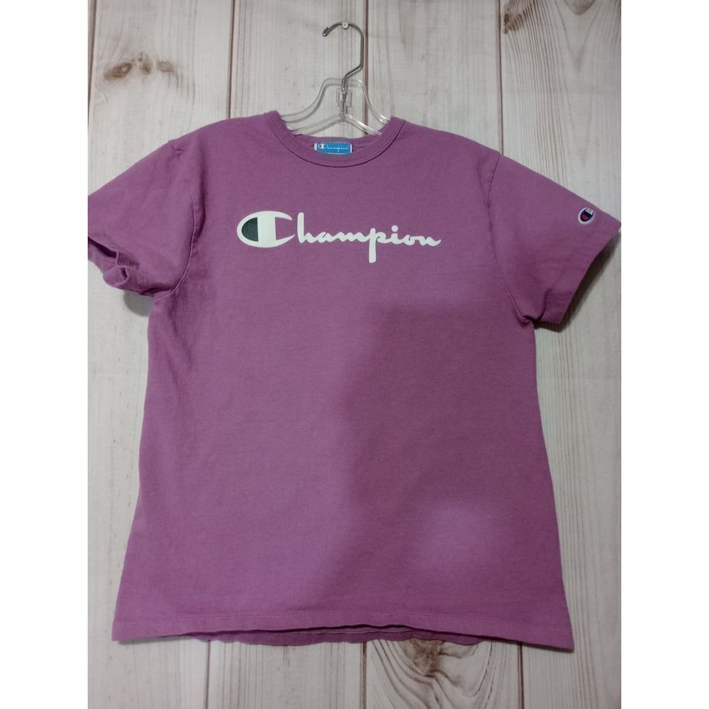 Champion Women Purple Script‎ Logo Graphic T-Shirt WL1873 Medium